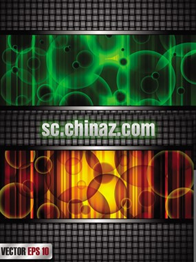 炫丽光圈背景矢量图下载